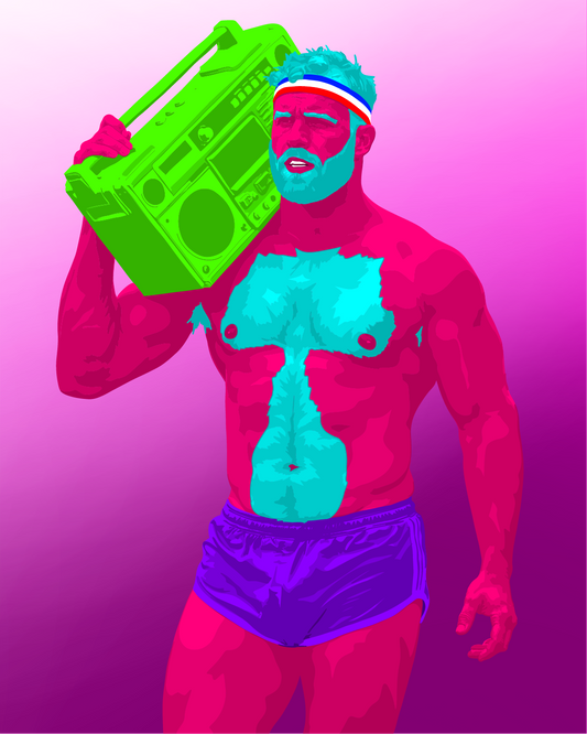 Disco Bro featuring original Smutpop artwork