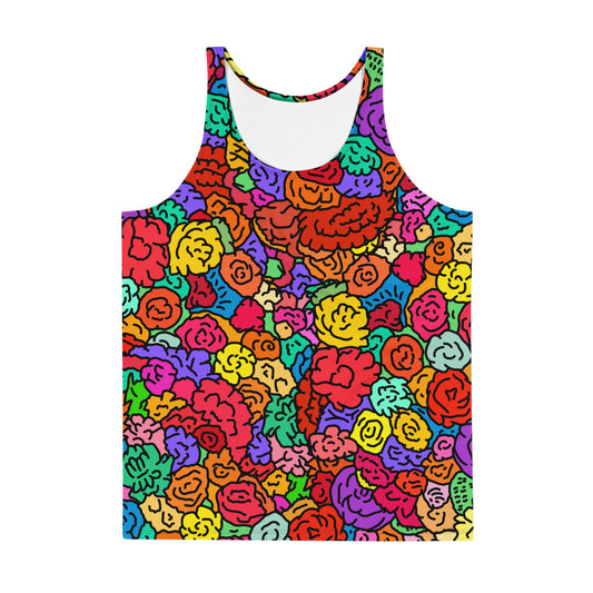 Flower Tank featuring original Smutpop artwork