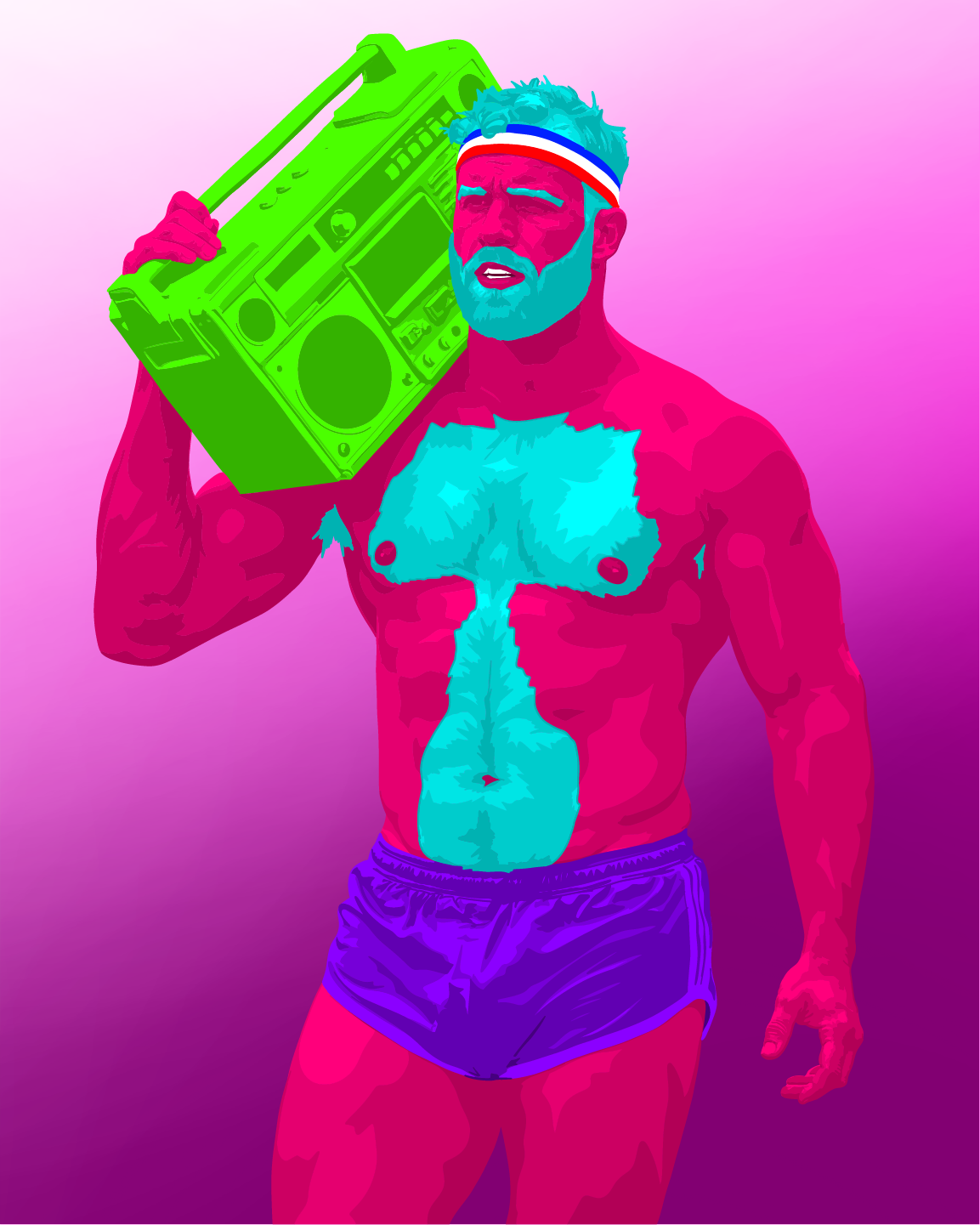 Disco Bro featuring original Smutpop artwork