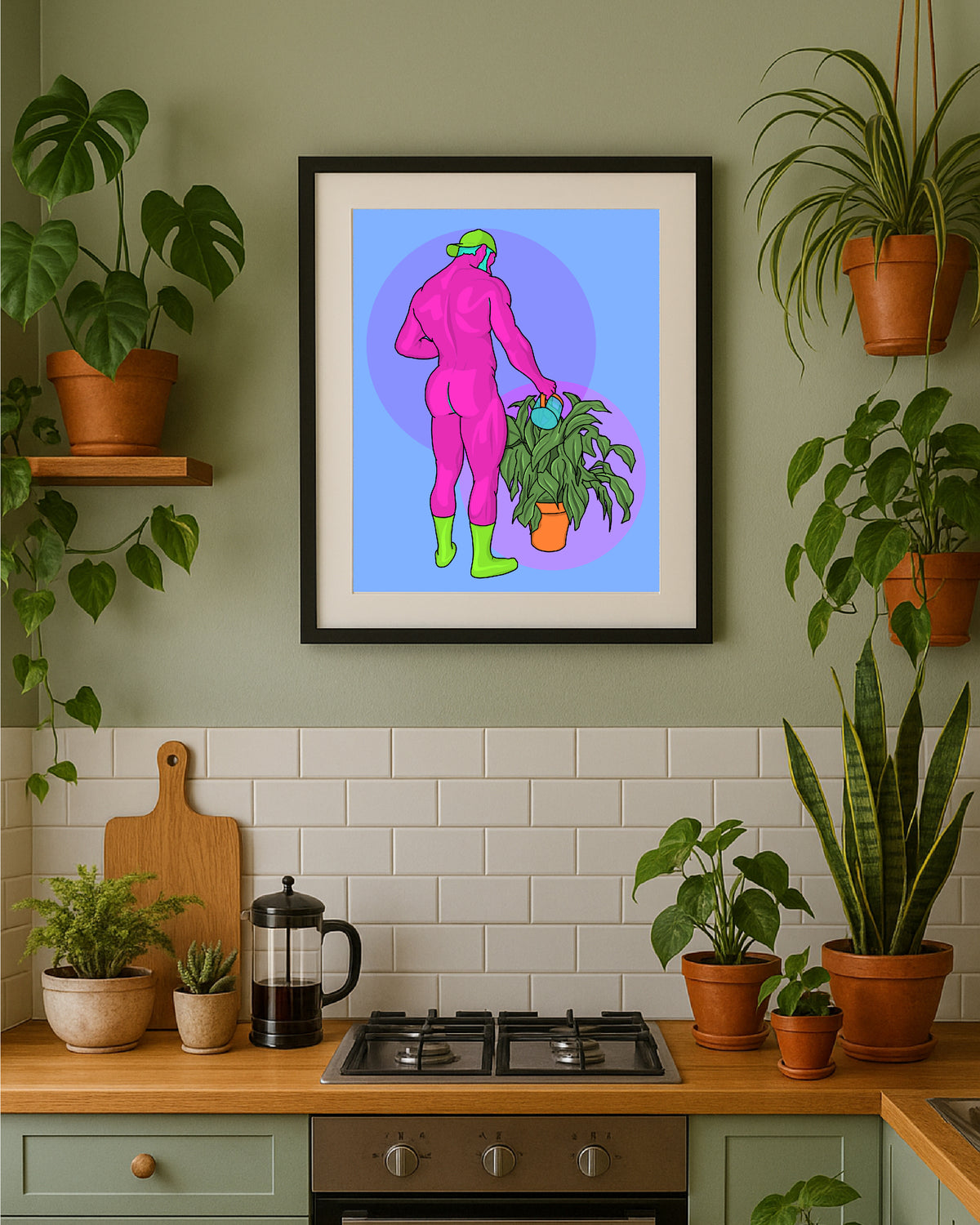 Plant Daddy featuring original Smutpop artwork