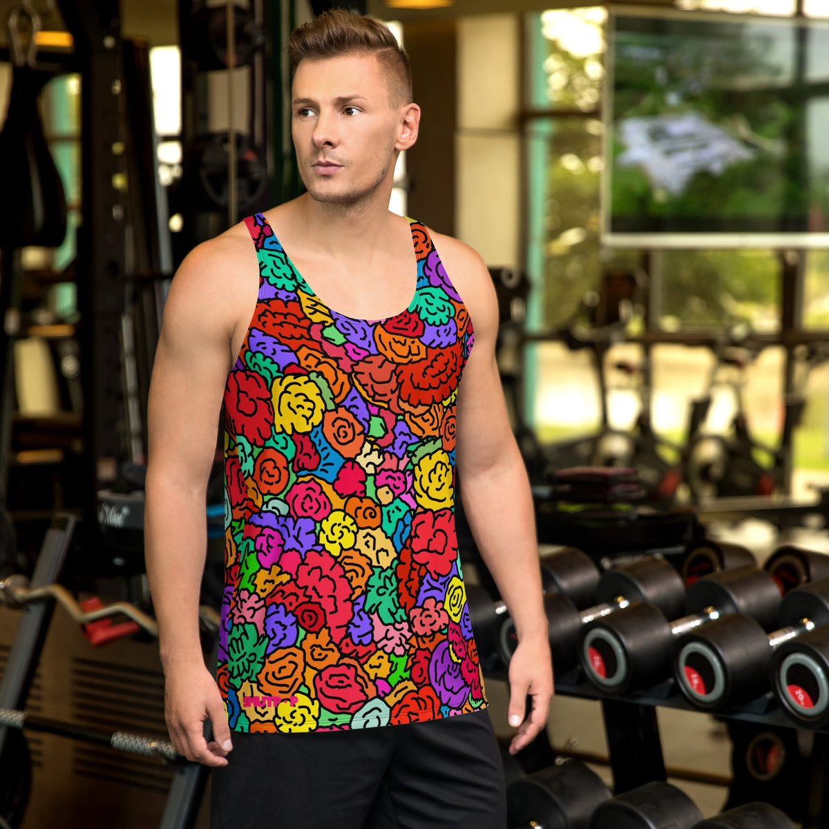 Flower Tank featuring original Smutpop artwork