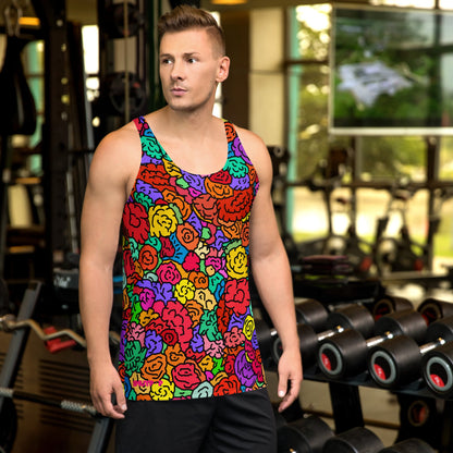 Flower Tank featuring original Smutpop artwork