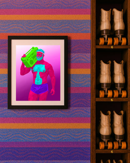 Disco Bro featuring original Smutpop artwork