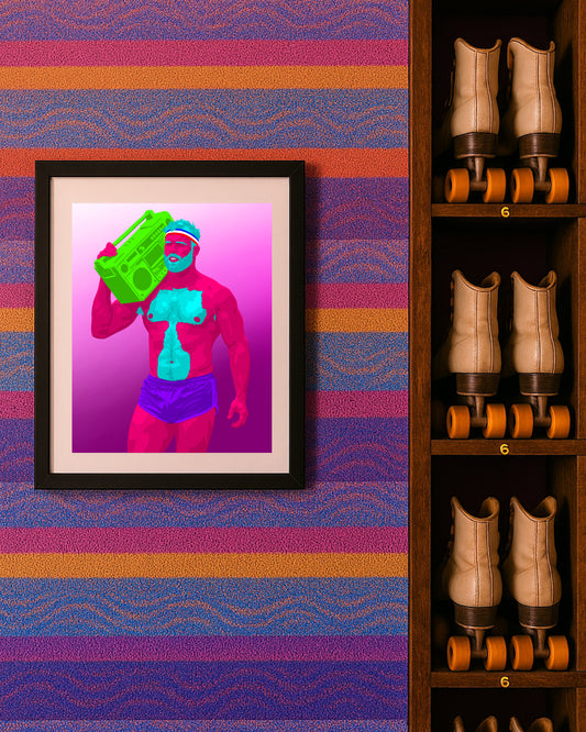 Disco Bro featuring original Smutpop artwork