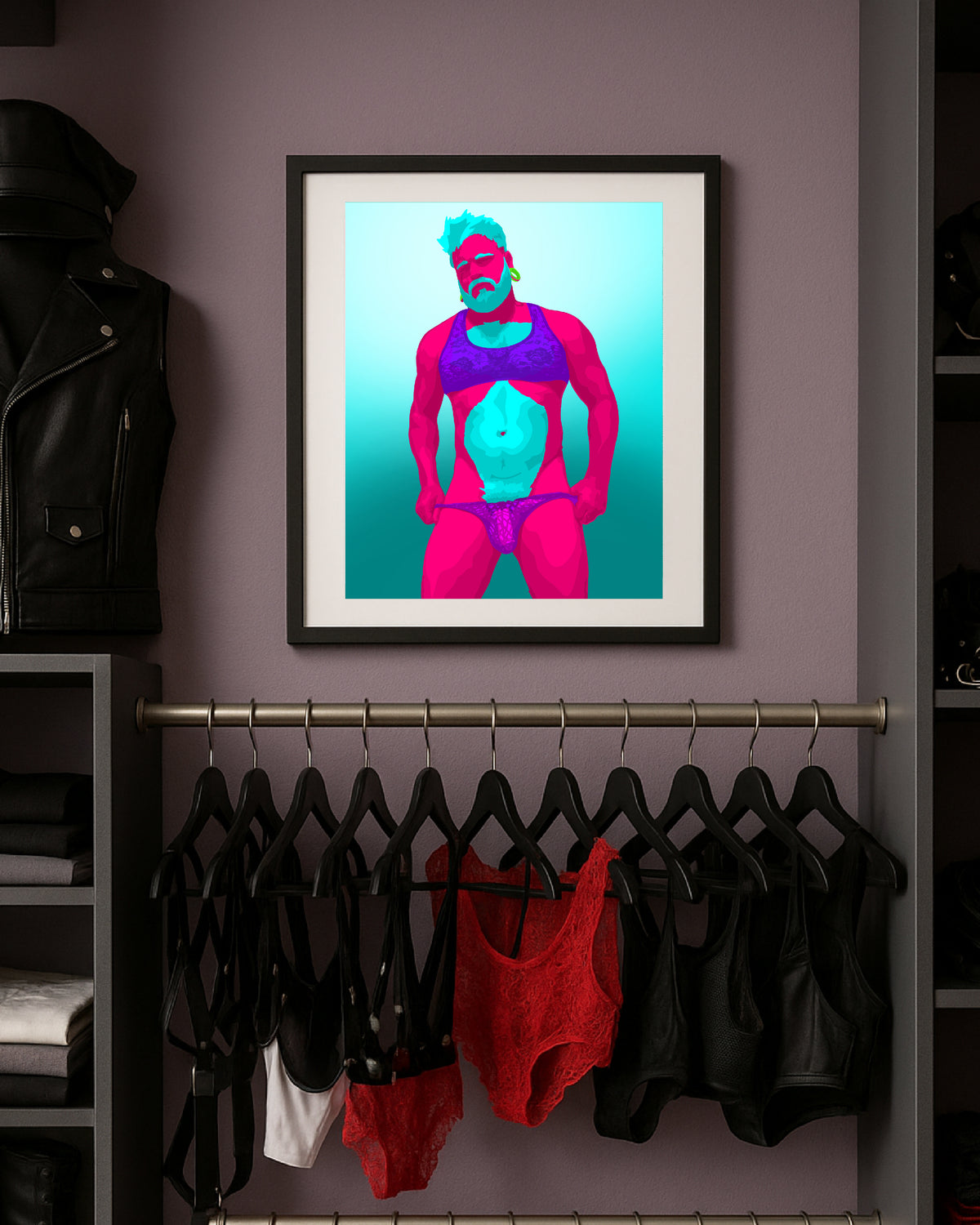 Lingerie Daddy featuring original Smutpop artwork