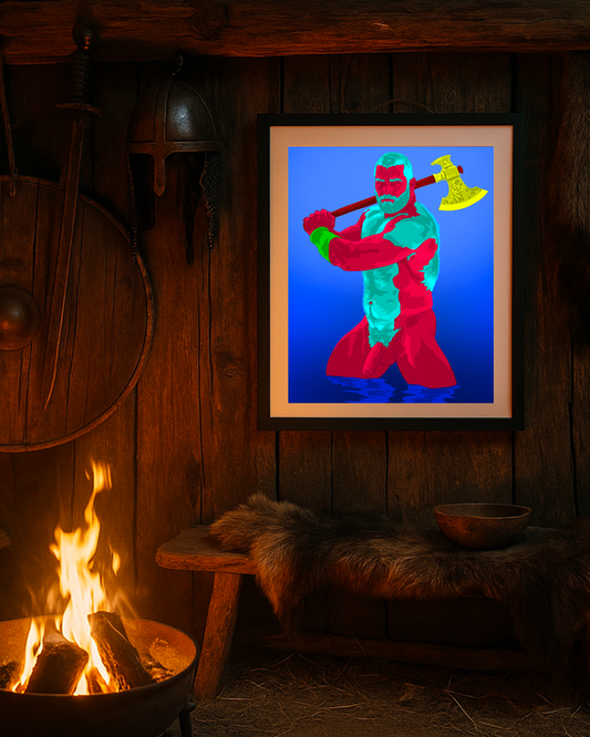 Warrior Daddy featuring original Smutpop artwork