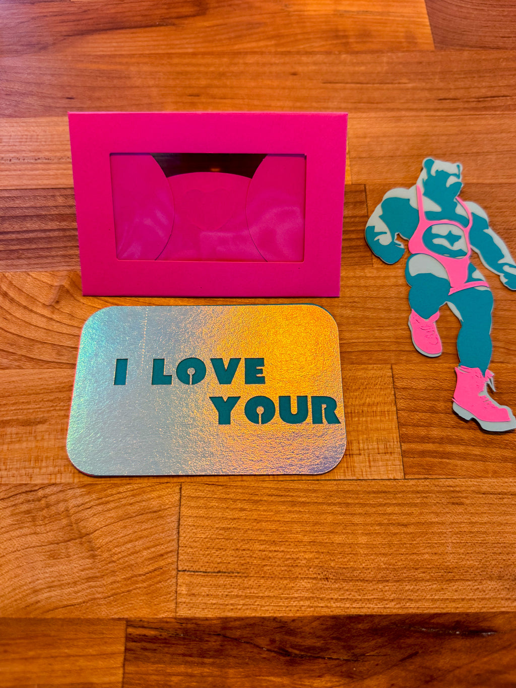 Mini peekaboo valentines