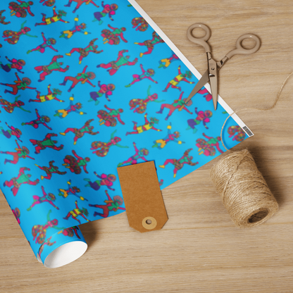 Festi-Bros Wrapping paper featuring original Smutpop artwork