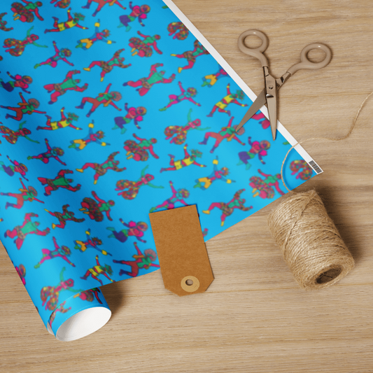 Festi-Bros Wrapping paper featuring original Smutpop artwork
