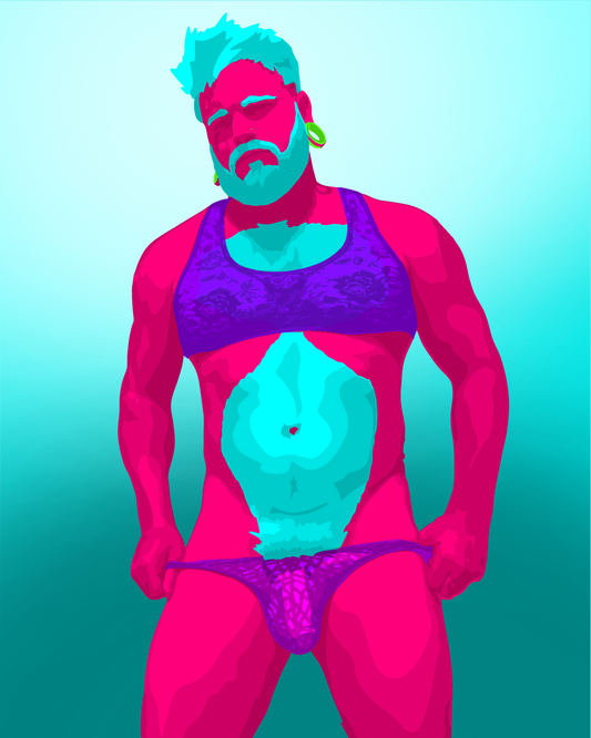 Lingerie Daddy featuring original Smutpop artwork