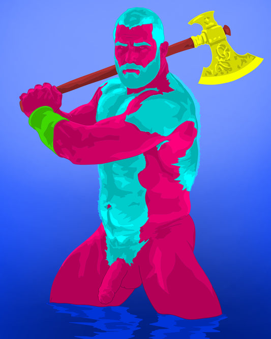 Warrior Daddy featuring original Smutpop artwork