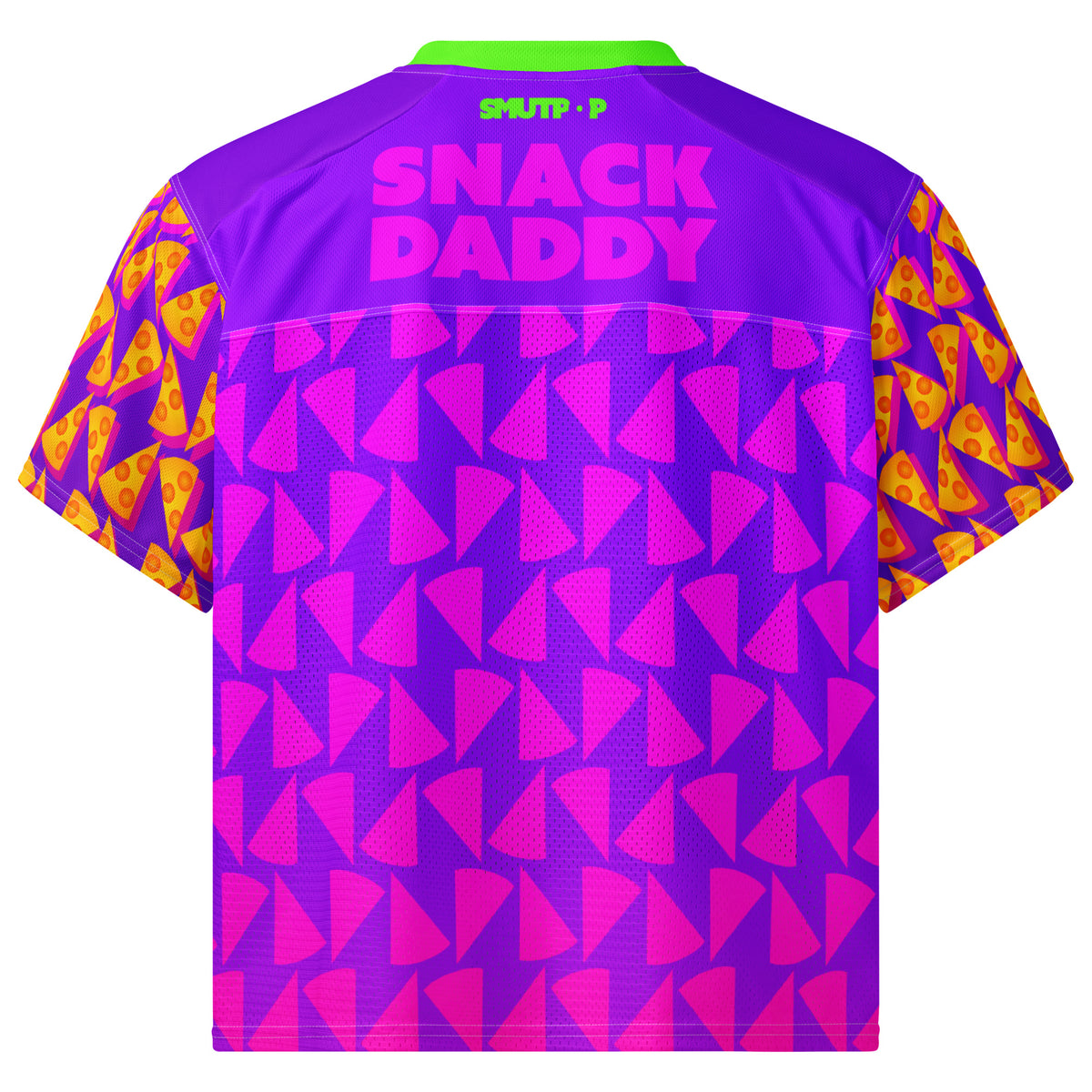 Snack Daddy football jersey featuring original Smutpop artwork
