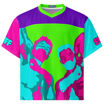 Sniff Football Jersey – Mesh Gay Festival Jersey featuring original Smutpop artwork