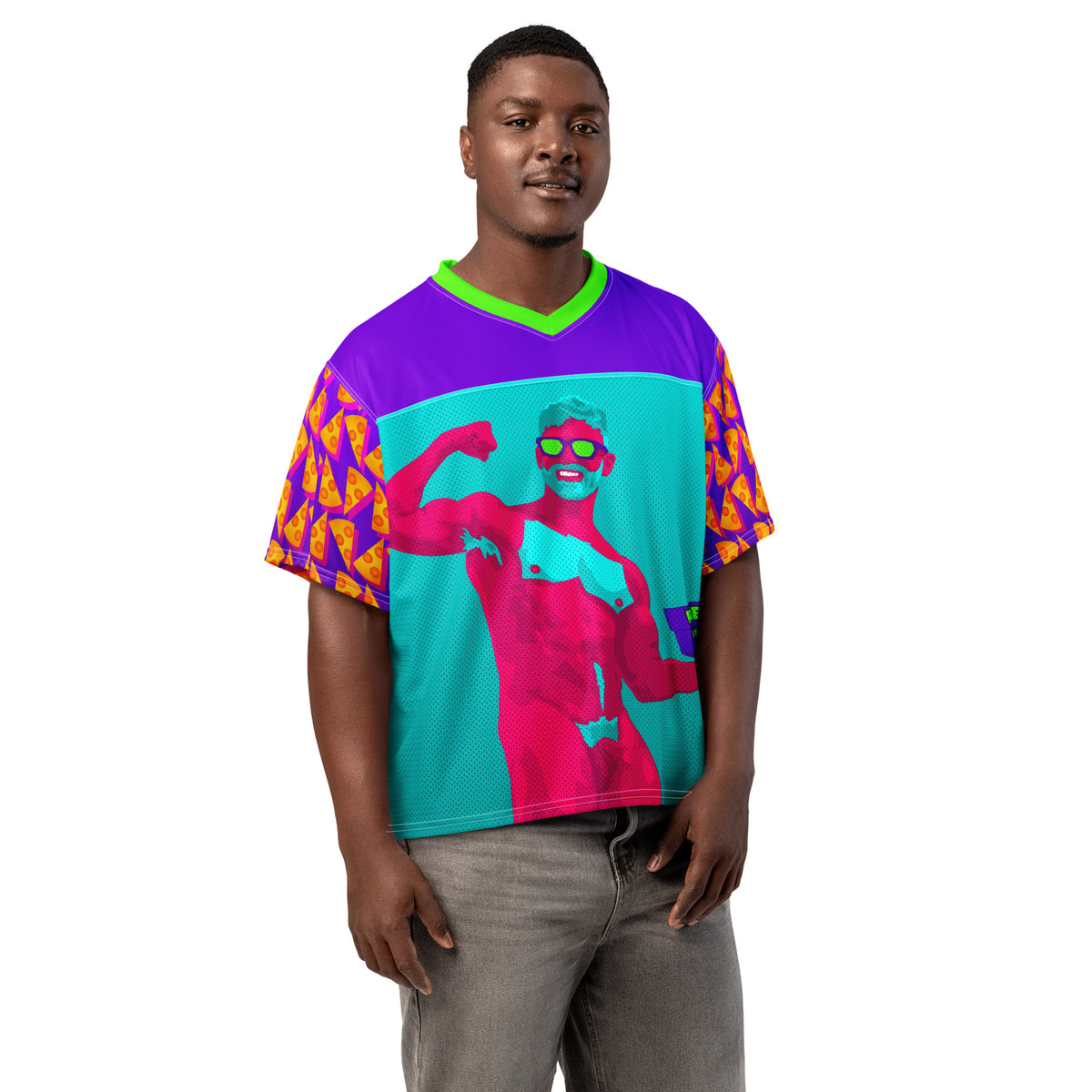 Snack Daddy football jersey featuring original Smutpop artwork