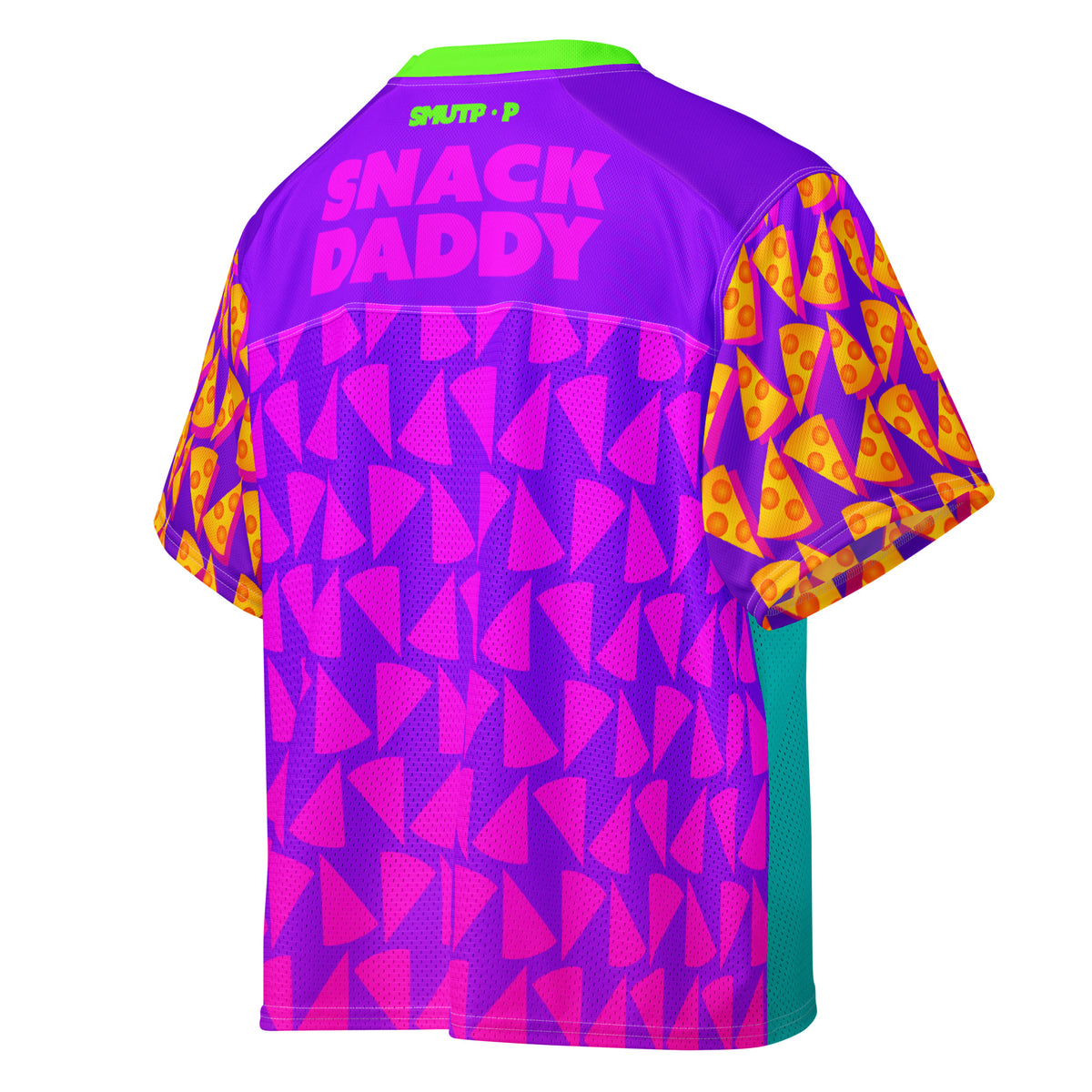 Snack Daddy football jersey featuring original Smutpop artwork
