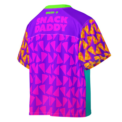 Snack Daddy football jersey featuring original Smutpop artwork