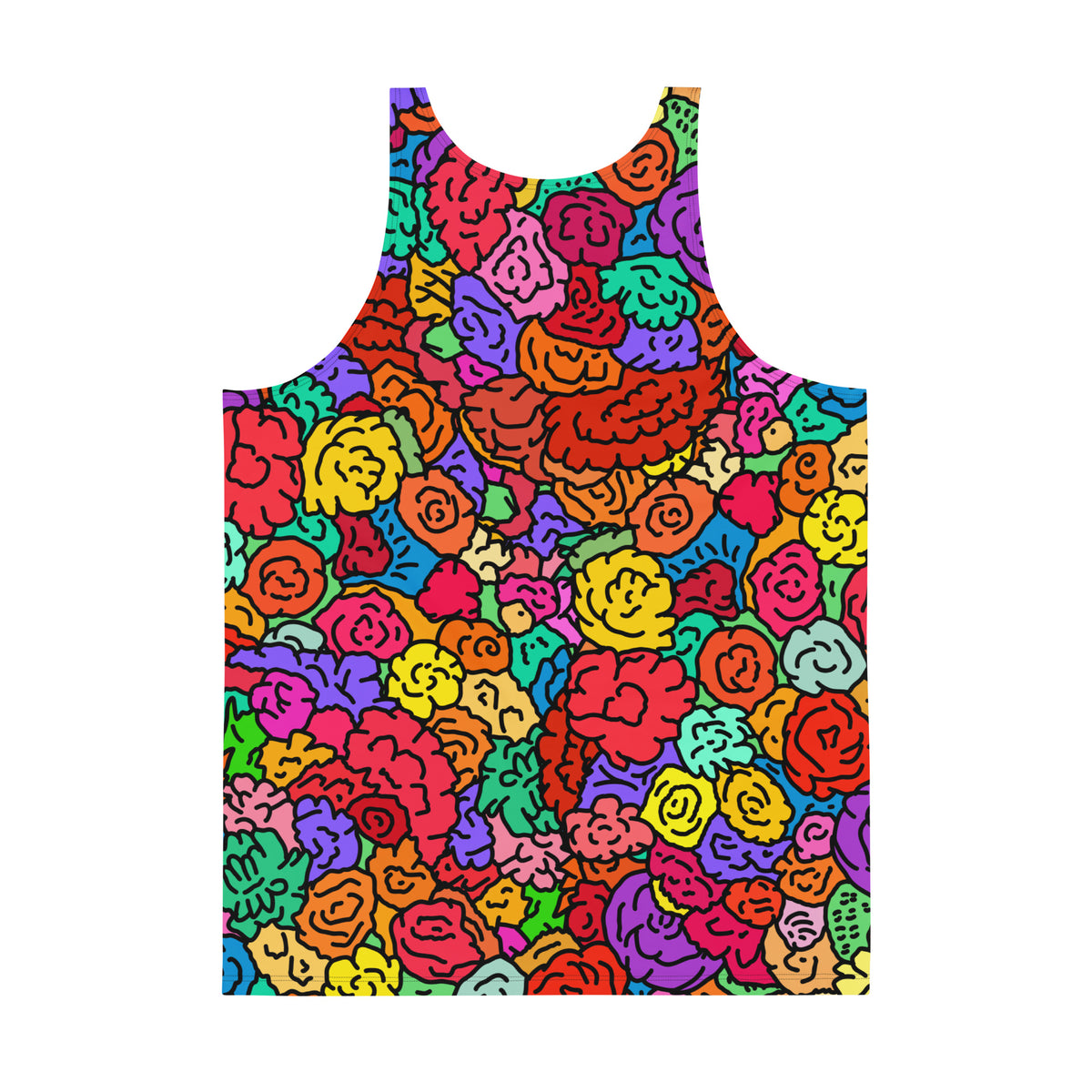 Flower Tank featuring original Smutpop artwork