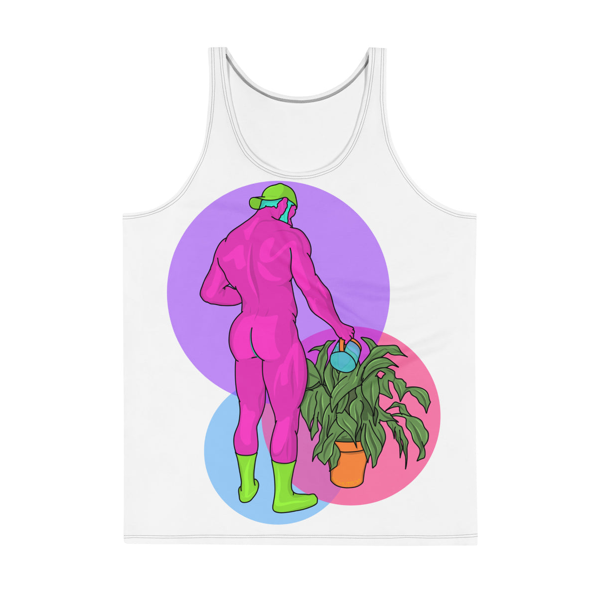 Plant Dad Tank featuring original Smutpop artwork