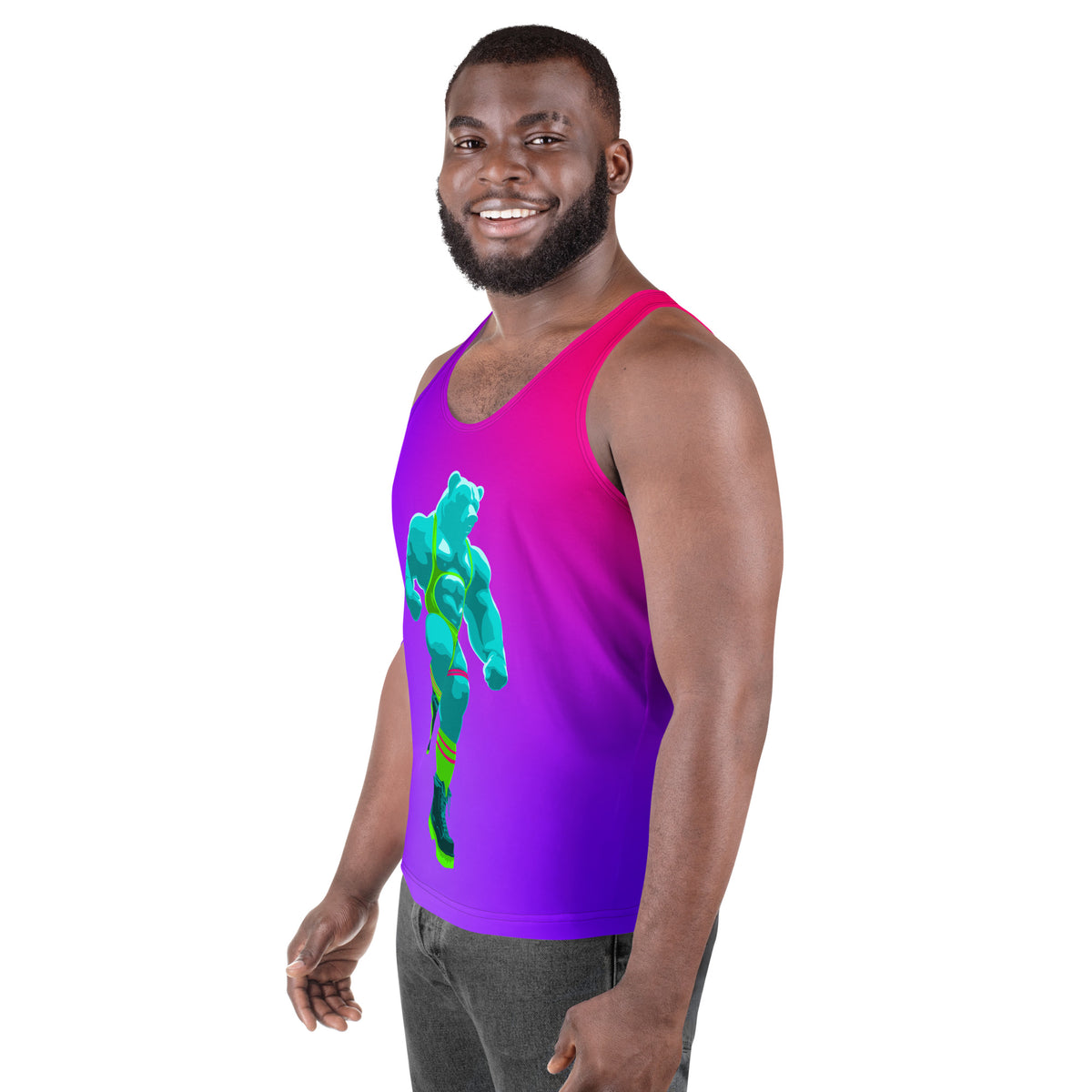 Ragebear Tank Top featuring original Smutpop artwork