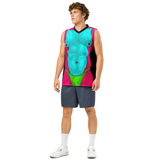 Bear Belly Jersey featuring original Smutpop artwork