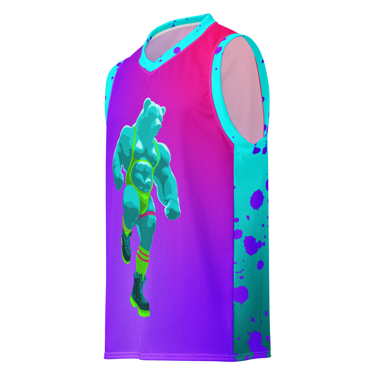 Rage Bear Jersey featuring original Smutpop artwork