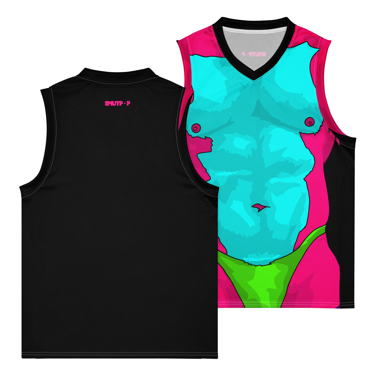 Bear Belly Jersey featuring original Smutpop artwork