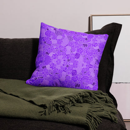 Premium Pillow featuring original Smutpop artwork