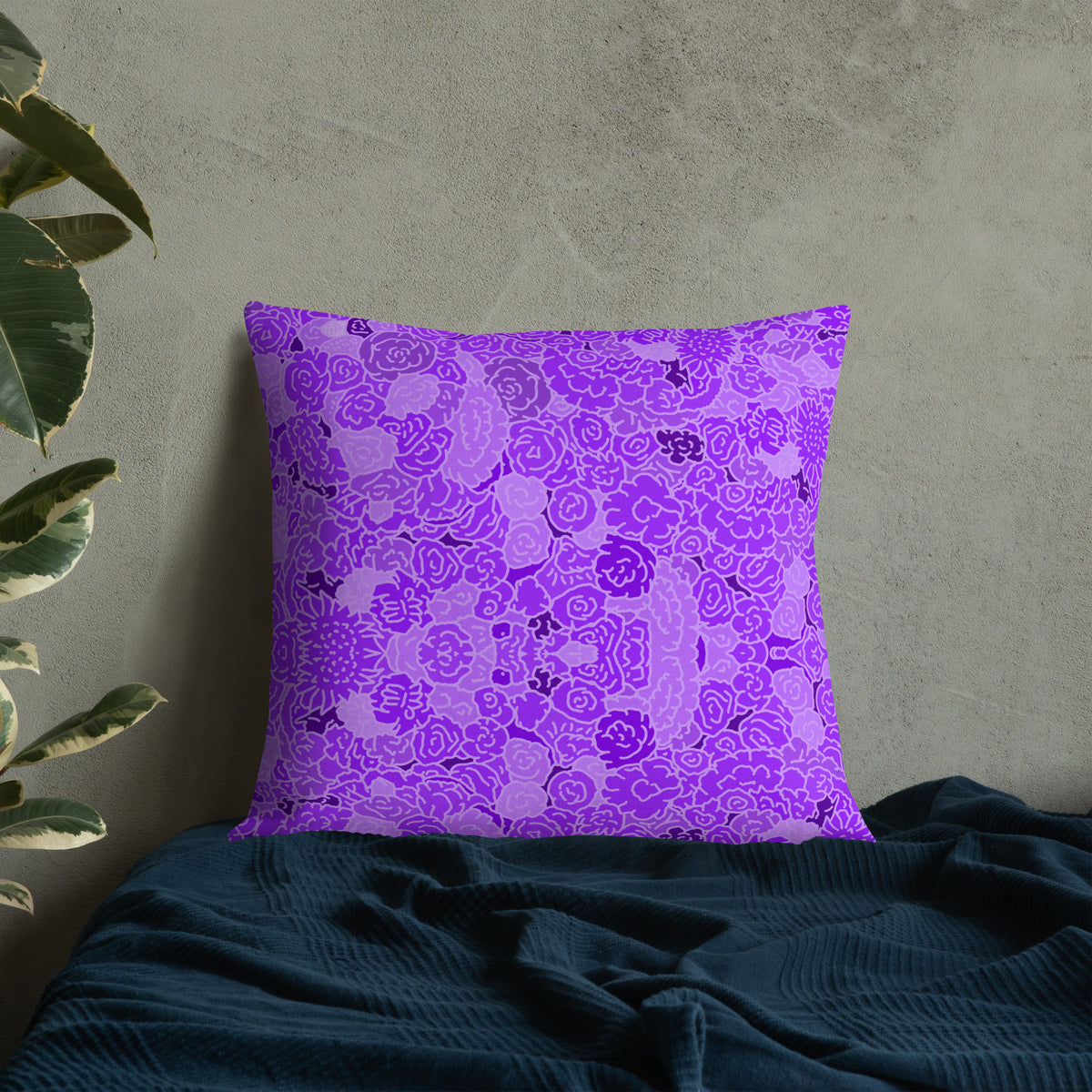 Premium Pillow featuring original Smutpop artwork