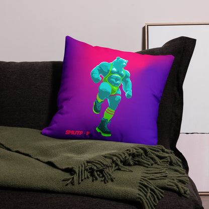 Premium Pillow featuring original Smutpop artwork