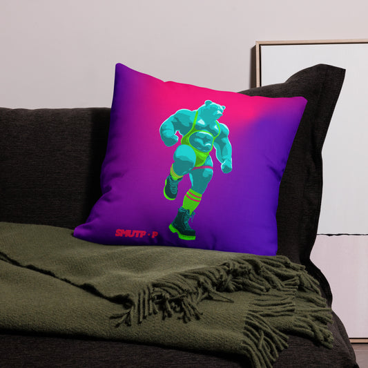 Premium Pillow featuring original Smutpop artwork