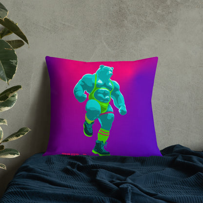 Premium Pillow featuring original Smutpop artwork