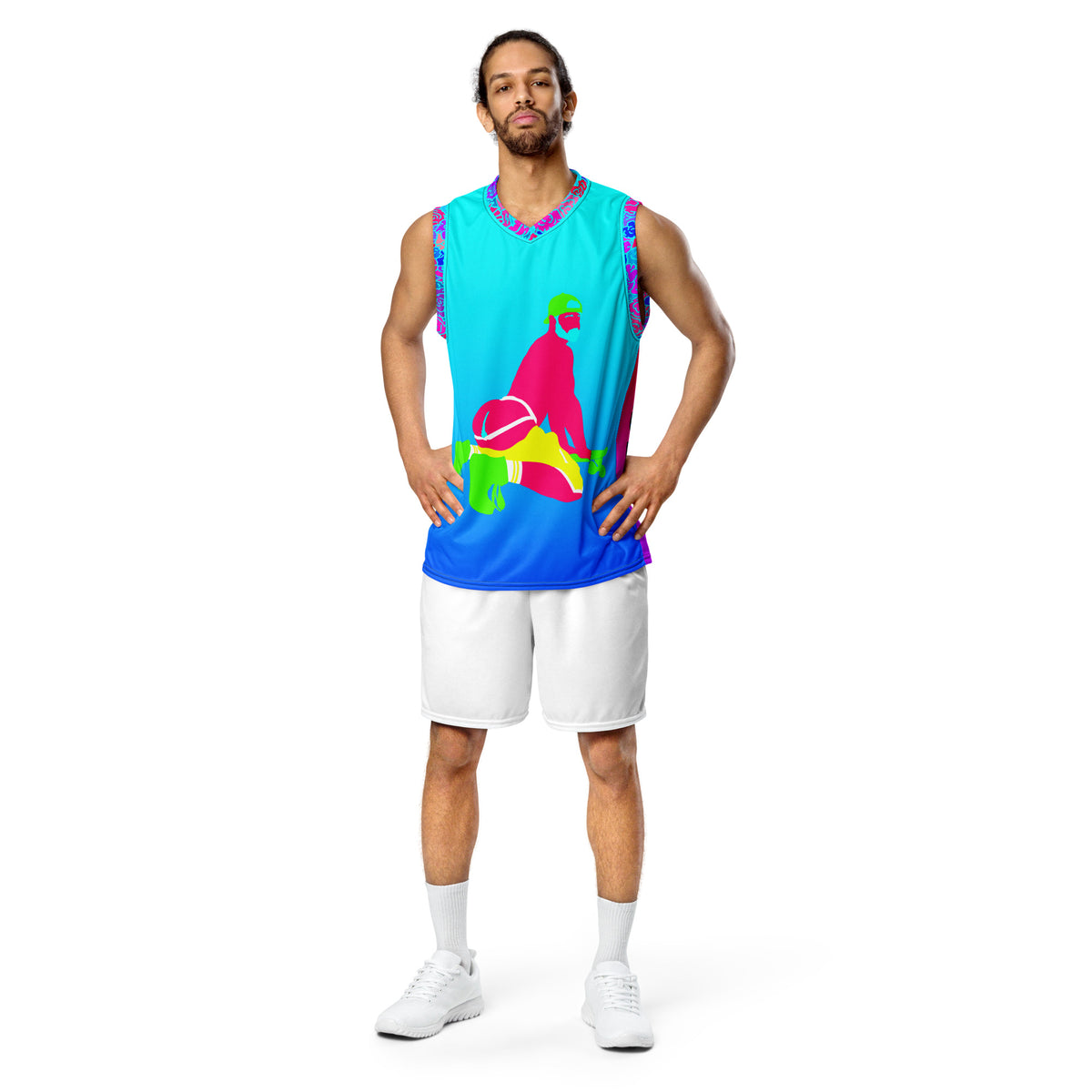 Vers - basketball jersey featuring original Smutpop artwork