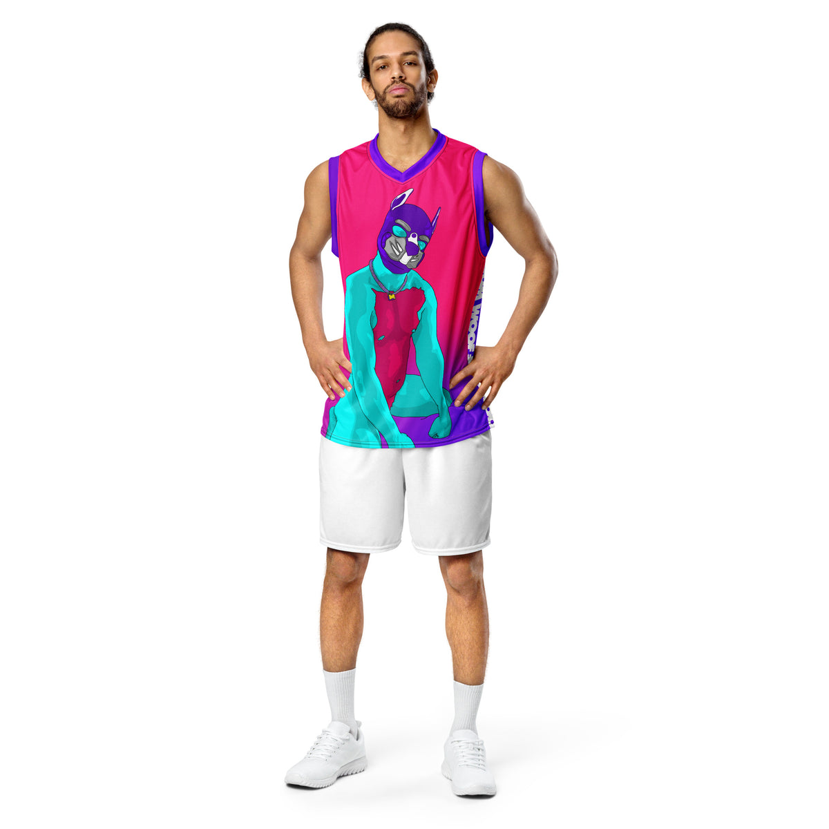 Good Boy basketball jersey featuring original Smutpop artwork