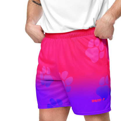 Goodboy mesh shorts featuring original Smutpop artwork