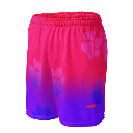 Goodboy mesh shorts featuring original Smutpop artwork