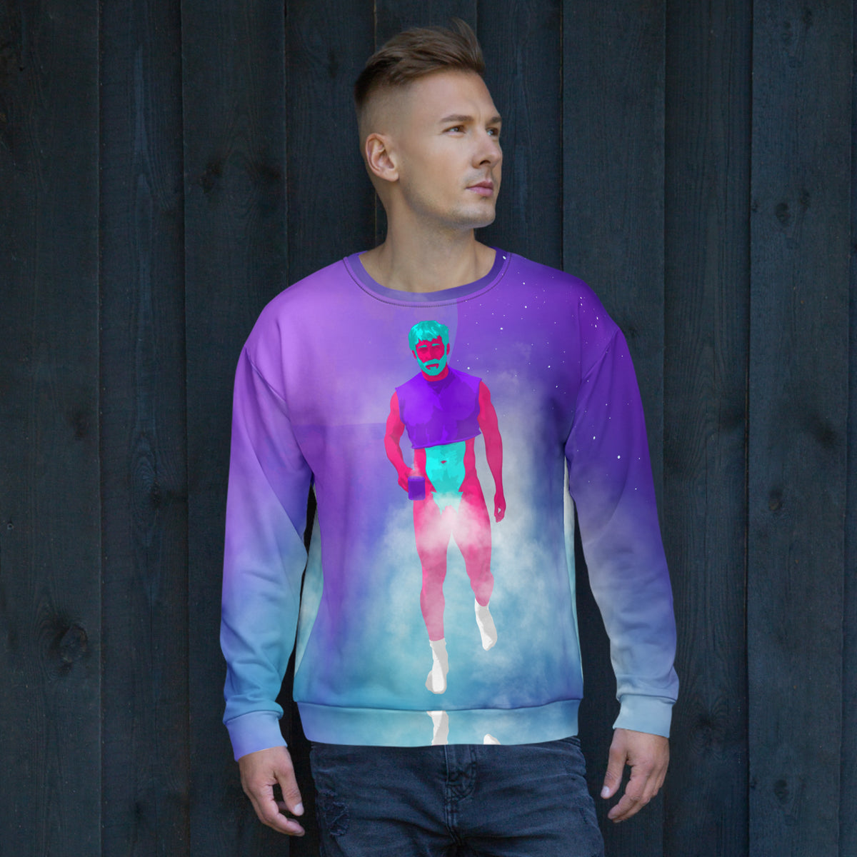 Moonlight Sweatshirt featuring original Smutpop artwork