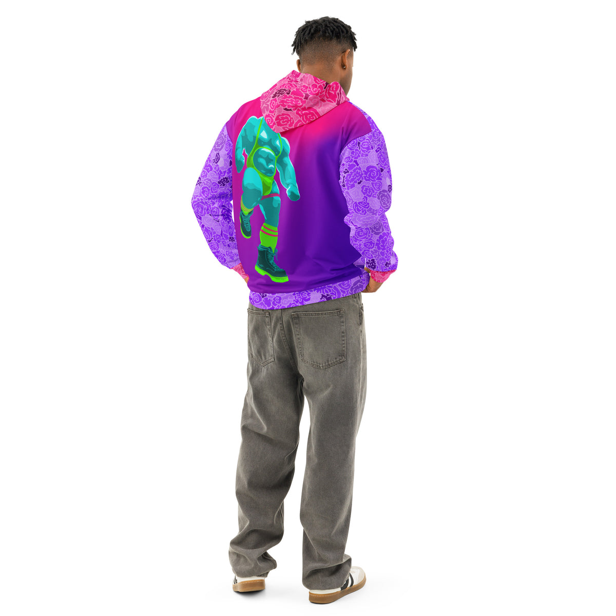 Rage Bear cotton hoodie featuring original Smutpop artwork
