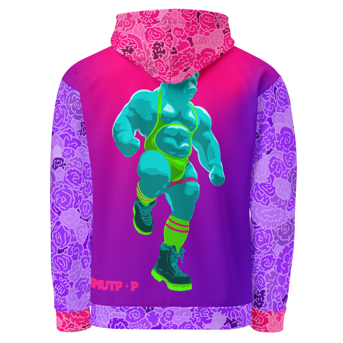 Rage Bear cotton hoodie featuring original Smutpop artwork