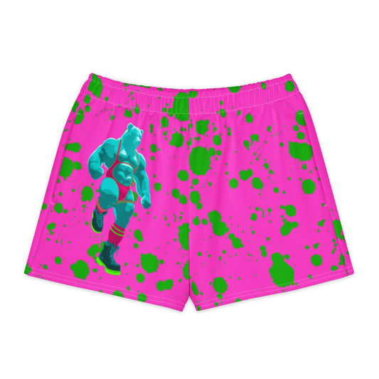 Ragebear cotton shorts featuring original Smutpop artwork