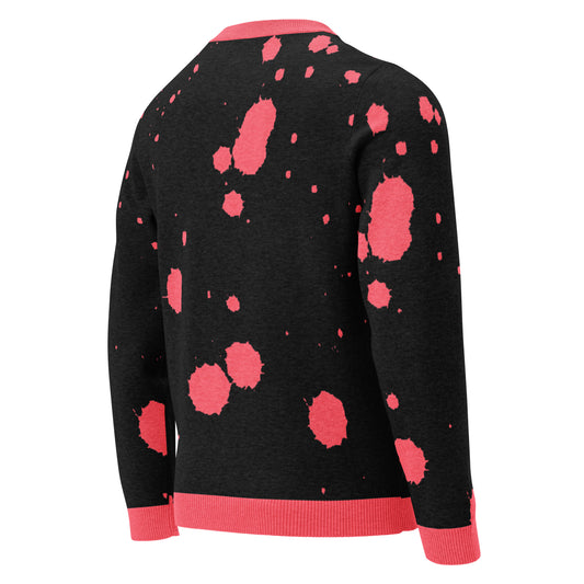 Rage Bear - Knitted crew neck sweater featuring original Smutpop artwork