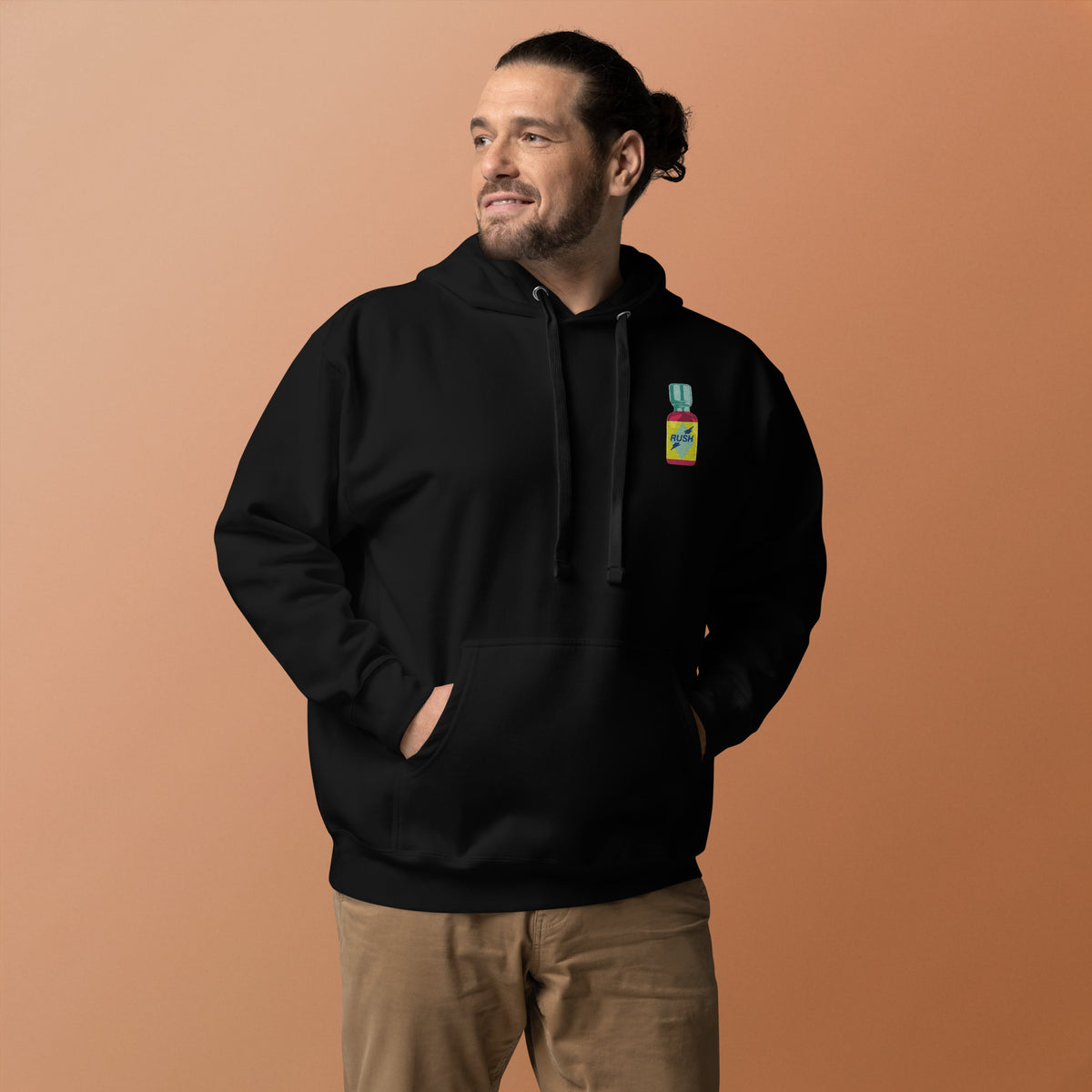 Rush Embroidered Hoodie featuring original Smutpop artwork