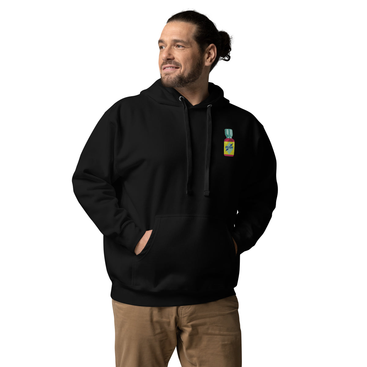 Rush Embroidered Hoodie featuring original Smutpop artwork