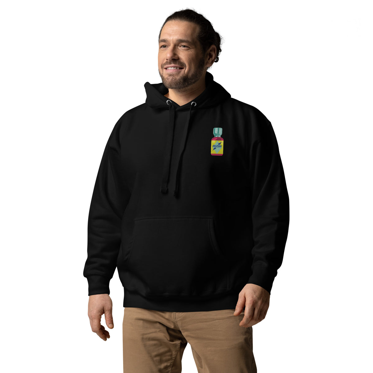 Rush Embroidered Hoodie featuring original Smutpop artwork