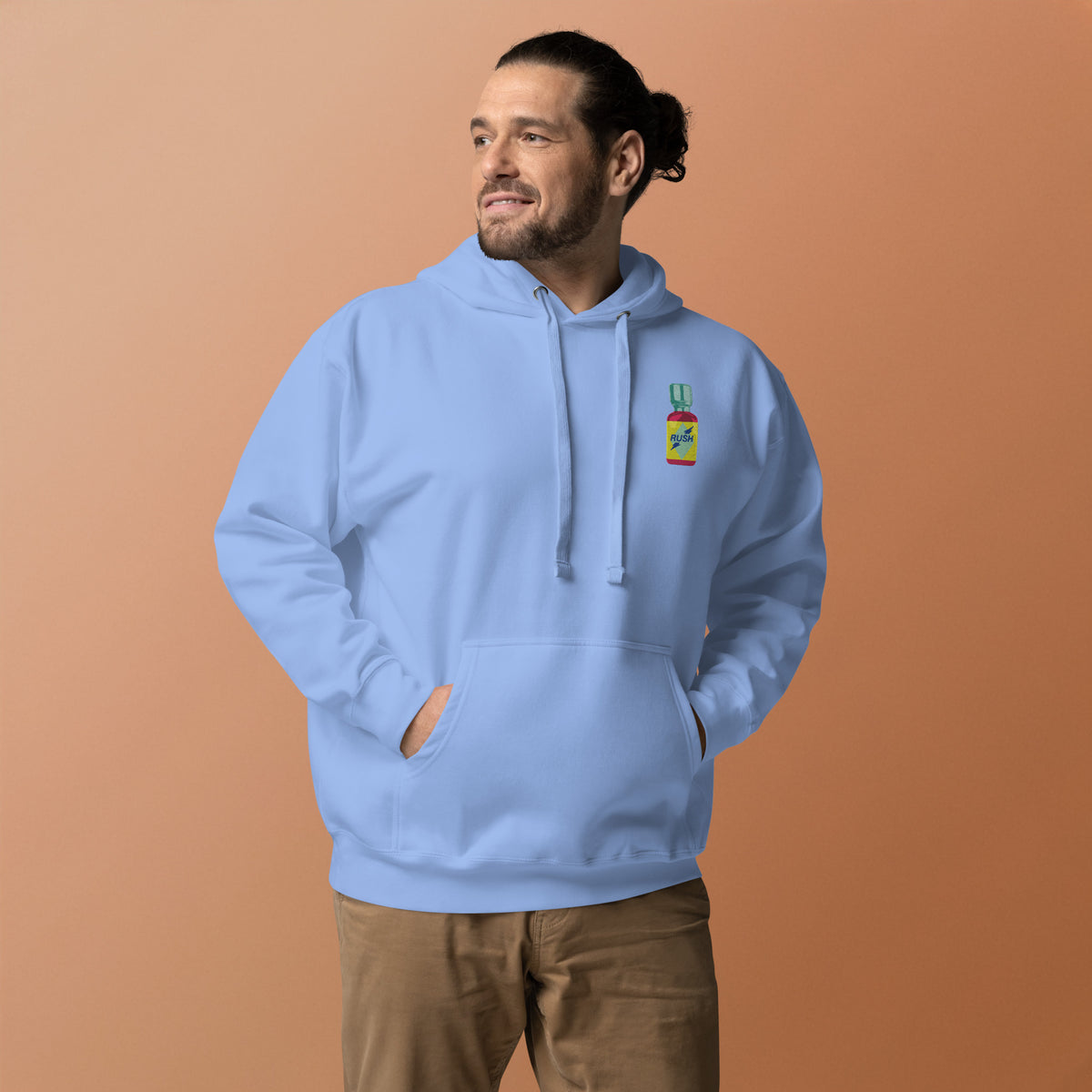 Rush Embroidered Hoodie featuring original Smutpop artwork
