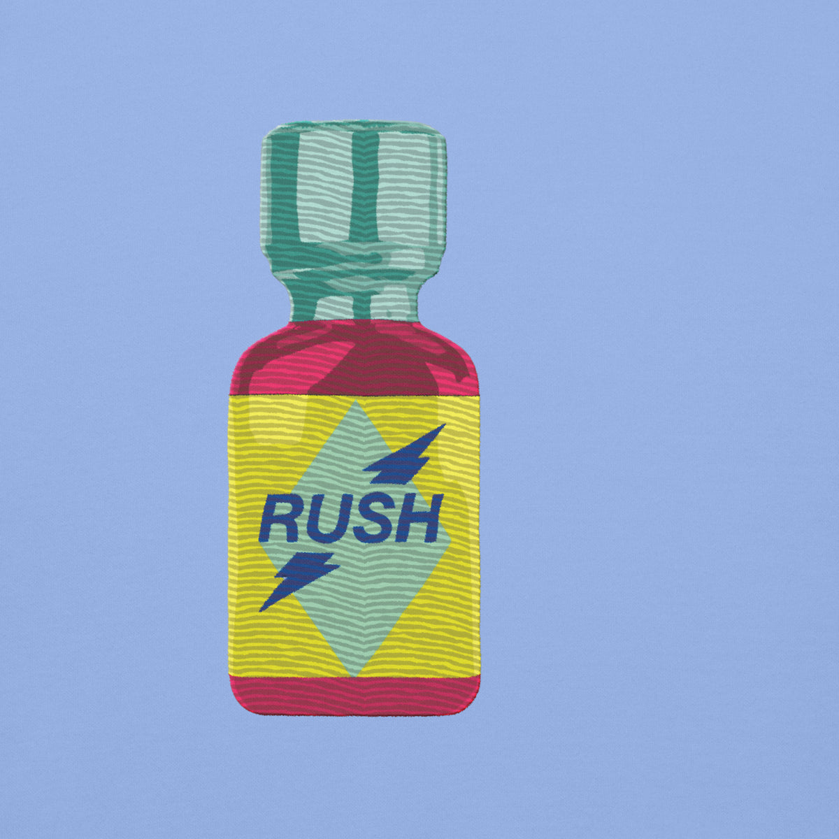 Rush Embroidered Hoodie featuring original Smutpop artwork