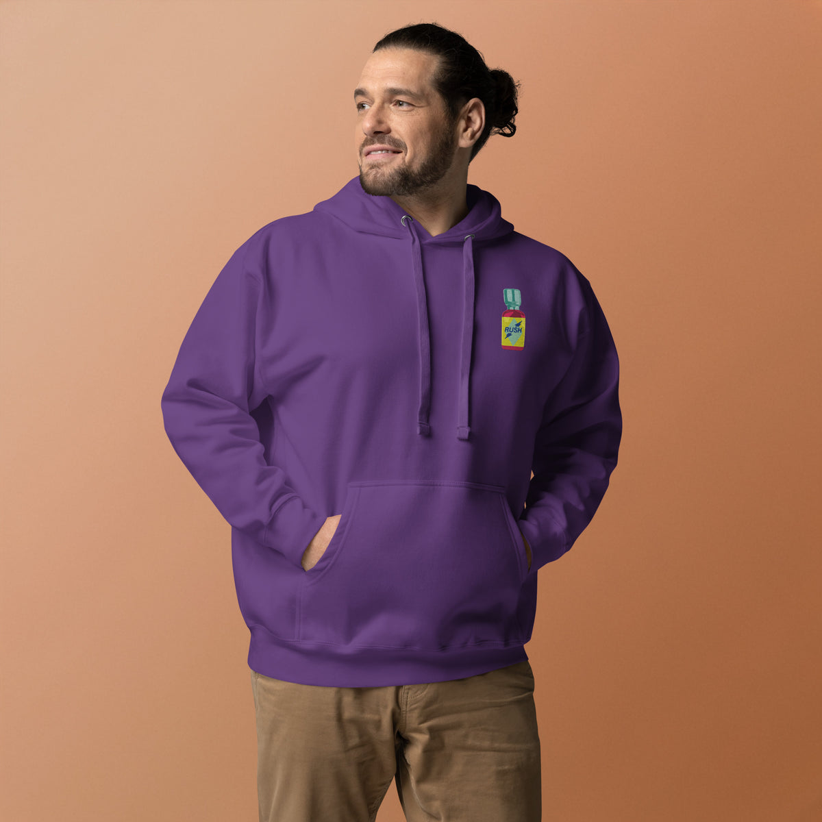 Rush Embroidered Hoodie featuring original Smutpop artwork