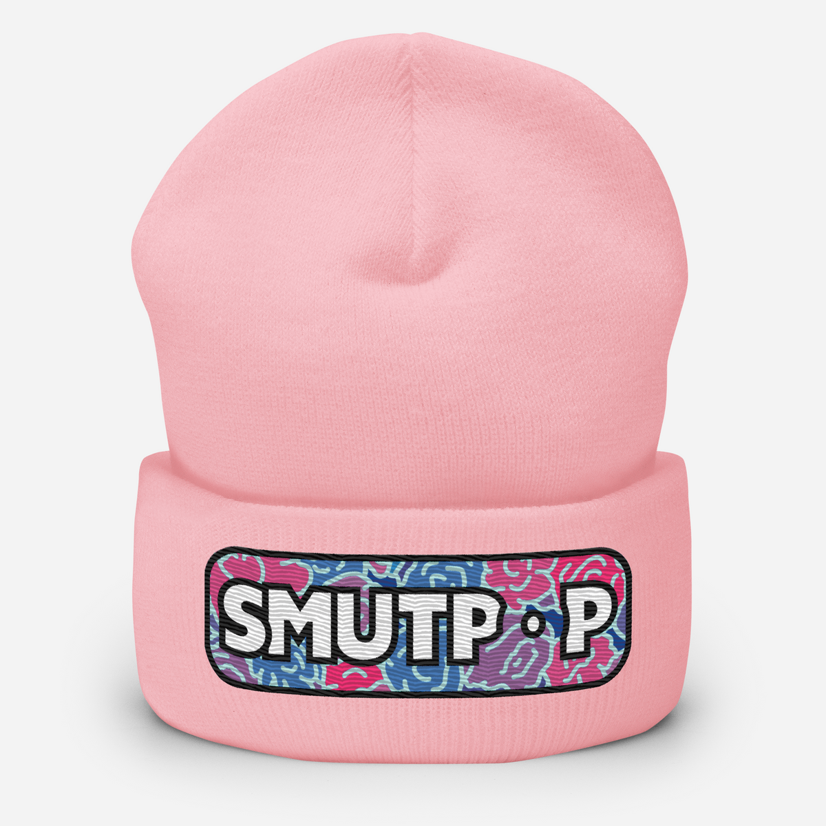 Smutpop Embroidered Beanie featuring original Smutpop artwork