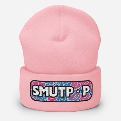 Smutpop Embroidered Beanie featuring original Smutpop artwork