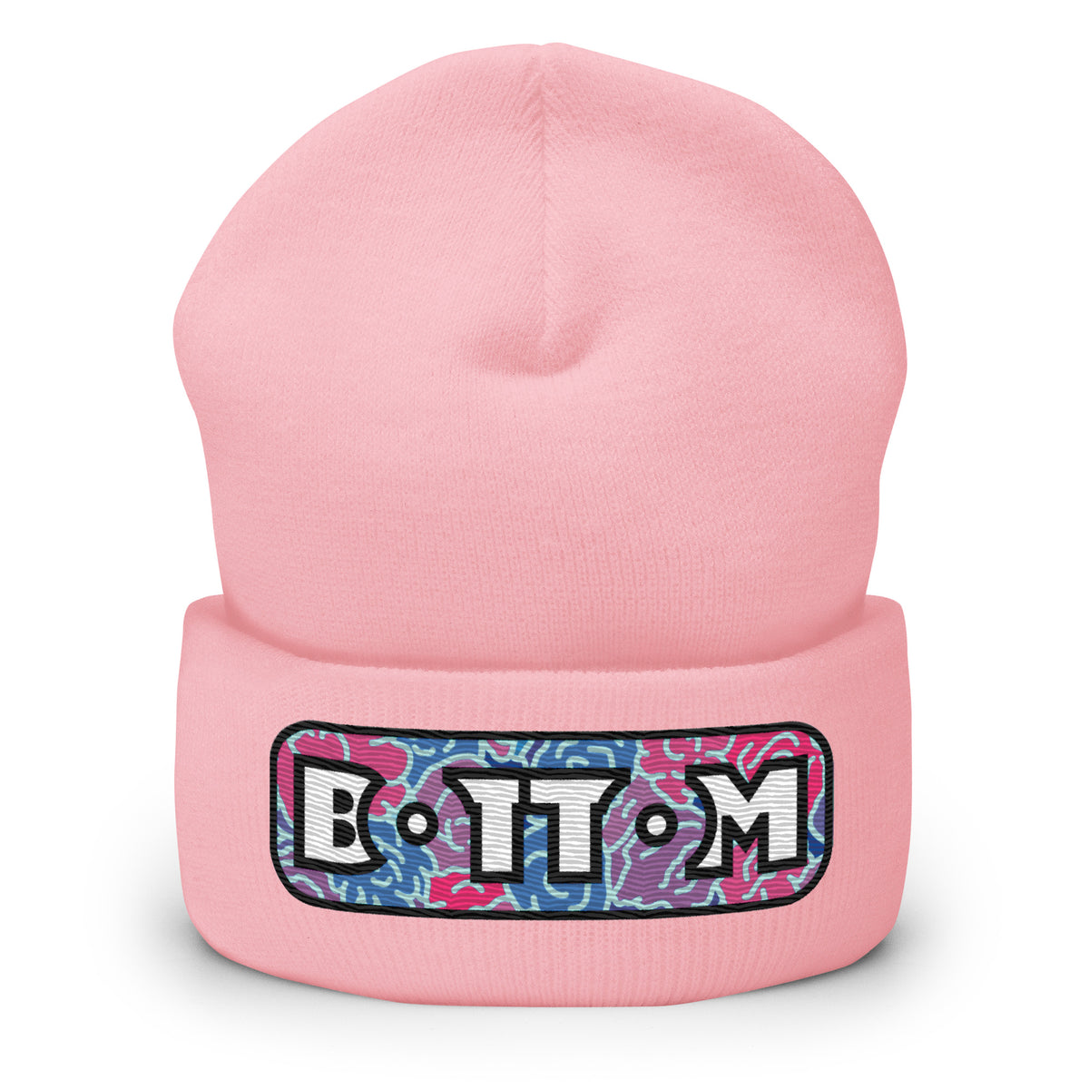 Bottom Cuffed Beanie featuring original Smutpop artwork