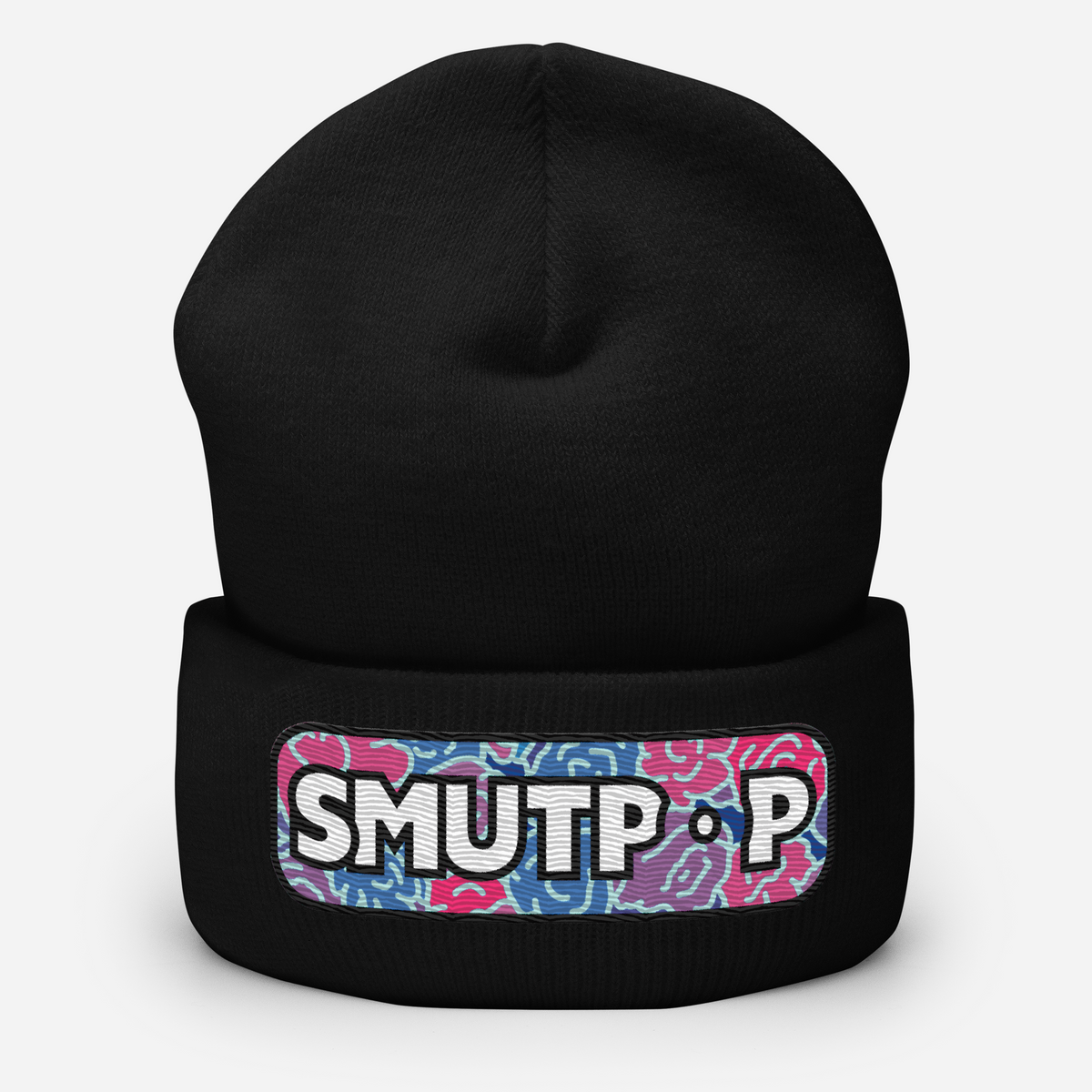Smutpop Embroidered Beanie featuring original Smutpop artwork